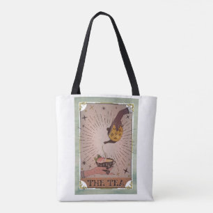 Antik The Tea Tarot Hexenkessel & Teetasse Tasche