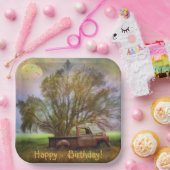Antik Truck Birthday Pappteller (Party)