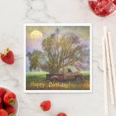 Antik Truck Birthday Serviette (Beispiel)