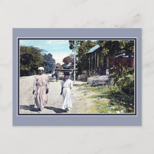 Antik um 1900 Port Au Prince Haiti Postkarte