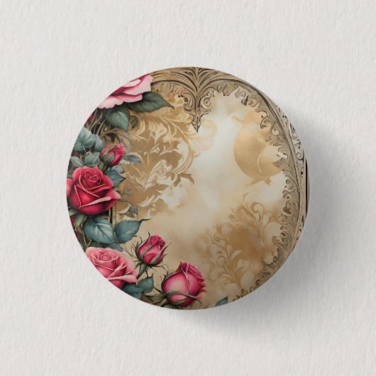 Antik Viktorianisch  Button (Vorderseite)