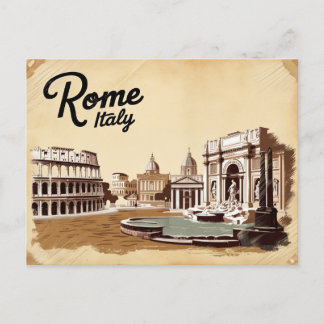 Antik von Rom, Italien Postkarte