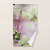 Antik Weiß und Dusty Pink Hydrangea Petals Badhandtuch Set (Handtuch)
