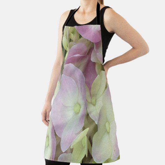 Antik Weiß und Dusty Pink Hydrangea Petals Schürze (InSitu)