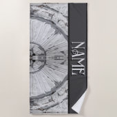 Antik-weißer Deckenbelag Strandtuch (Vorderseite)