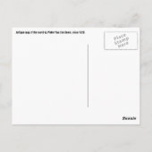 Antik-Weltkarte Postkarte (Rückseite)