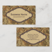 Antik William Morris Autmun Blätter Acanthus Visitenkarte (Vorne/Hinten)