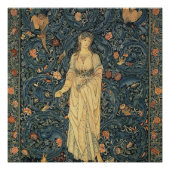 Antik William Morris Flora Poster (Vorderseite)
