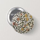 Antik William Morris Granatapfel Button (Vorne & Hinten)