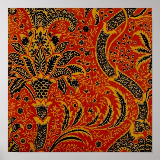 Antik William Morris India Wallpaper Poster (Vorne)