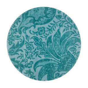 Antik William Morris Smaragdgrün Botanisch Schneidebrett
