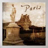 Antik wirkendes Paris, Frankreich Plakat (Vorne)