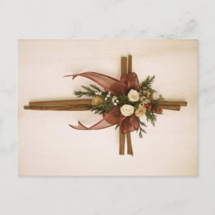 Antik, Zimt und Rosenkreuz Postkarte