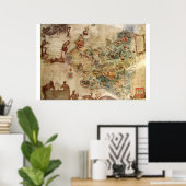 ANTIKARTE POLENS POSTER (Heimbüro)