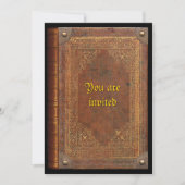 Antikbuch Einladung (Vorderseite)