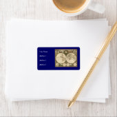 Antike 1660 Weltkarte von Frederick de Wit Adressaufkleber (Insitu)