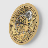 Antike 1700’s Steampunk Große Wanduhr (Winkel)