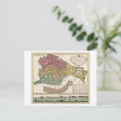 Antike 1729 Karte von Venedig, Italien, (Stehend Vorderseite)