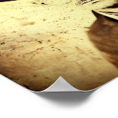 Antike 1800er Jahre Fotograf eines Cowboy Poster (Ecke)