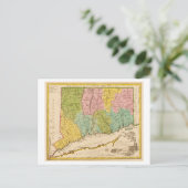Antike 1815 Karte von Connecticut (Stehend Vorderseite)