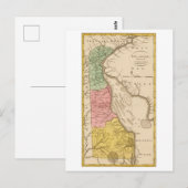 Antike 1815 Karte von Delaware Postcard (Vorne/Hinten)