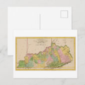 Antike 1815 Karte von Kentucky (Vorne/Hinten)