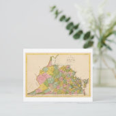 Antike 1815 Karte von Virginia (Stehend Vorderseite)