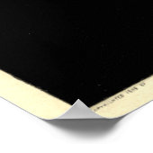 Antike 1889 Frau auf dem Mond Poster (Ecke)