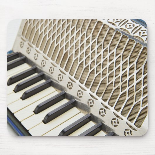Antike Accordion-Tastatur Mousepad (Vorne)