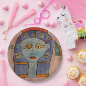 Antike ägyptische Goddess-Teller Pappteller (Party)