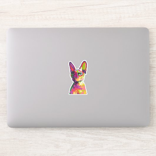 Antike ägyptische Katze Aufkleber (Computer)