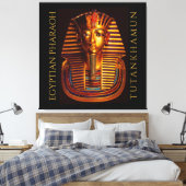 Antike ägyptische König Tutanchamun Gold Burial Ma Leinwanddruck (Insitu (Schlafzimmer))