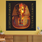 Antike ägyptische König Tutanchamun Gold Burial Ma Leinwanddruck (Insitu (Wohnzimmer))