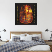 Antike ägyptische König Tutanchamun Gold Burial Ma Leinwanddruck (Insitu (Schlafzimmer))