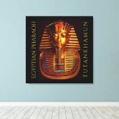 Antike ägyptische König Tutanchamun Gold Burial Ma Leinwanddruck (Insitu (Holzboden))