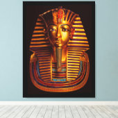 Antike ägyptische König Tutanchamun Gold Burial Ma Leinwanddruck (Insitu (Holzboden))
