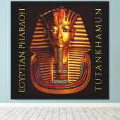 Antike ägyptische König Tutanchamun Gold Burial Ma Leinwanddruck (Insitu (Holzboden))