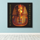 Antike ägyptische König Tutanchamun Gold Burial Ma Leinwanddruck (Insitu (Holzboden))