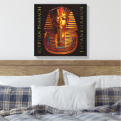 Antike ägyptische König Tutanchamun Gold Burial Ma Leinwanddruck (Insitu (Schlafzimmer))
