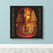 Antike ägyptische König Tutanchamun Gold Burial Ma Leinwanddruck (Insitu (Holzboden))