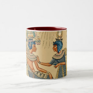 Antike ägyptische Königliche Antiquitäten Zweifarbige Tasse