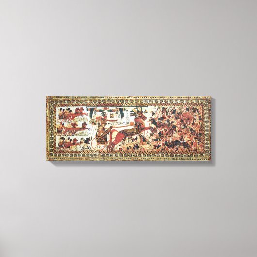 Antike ägyptische Kunst Leinwanddruck (Vorderseite)