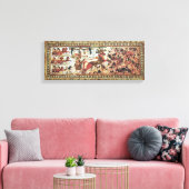 Antike ägyptische Kunst Leinwanddruck (Insitu (Wohnzimmer))