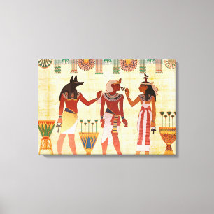 Antike ägyptische Kunst Leinwanddruck