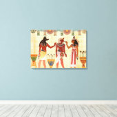 Antike ägyptische Kunst Leinwanddruck (Insitu (Holzboden))