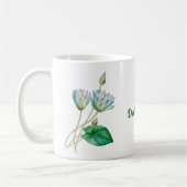 Antike ägyptische Lotusblume Kaffeetasse (Links)