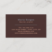 Antike ägyptische Sphinx, Kairo, Agent Visitenkarte (Rückseite)