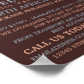 Antike ägyptische Sphinx, Kairo, Reiseagentur Poster (Ecke)