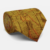 Antike ägyptische Tempelmauer Kunst Krawatte (Gerollt)