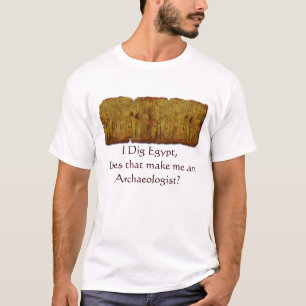 Antike ägyptische Tempelmauer Kunst T-Shirt